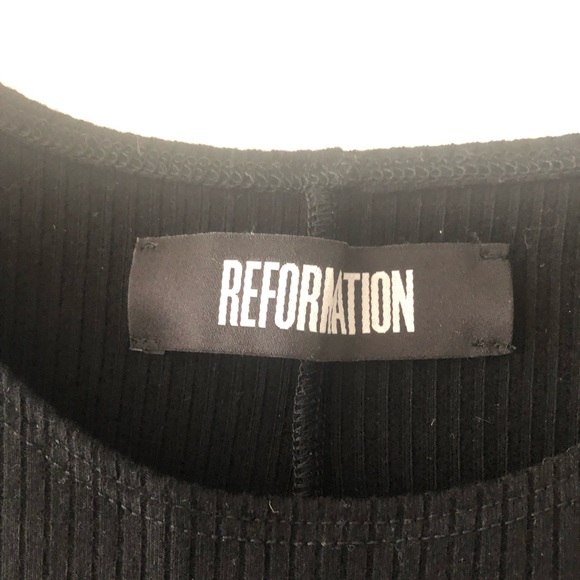 BNWT Reformation Anise Dress in Black - Picture 4 of 6